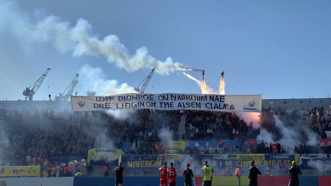 Torcedores do Leixões Protestam Contra Venda do Clube ao Flamengo